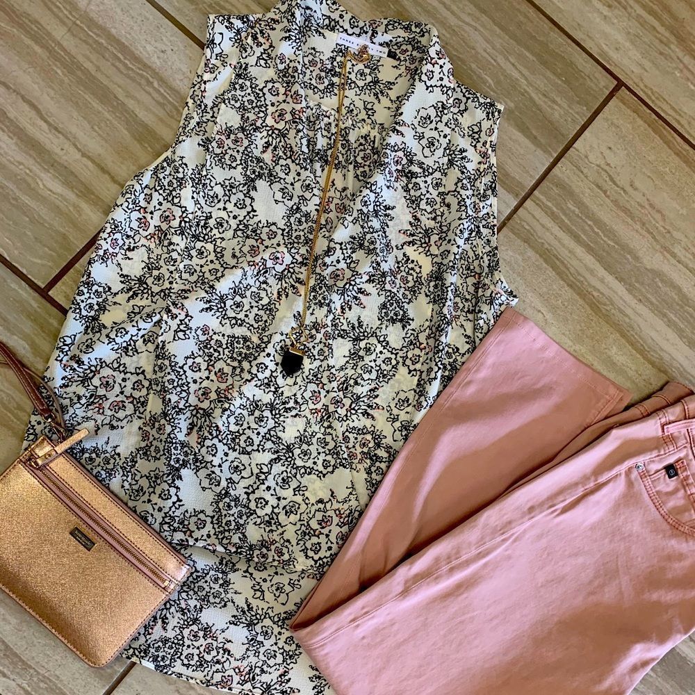 Three Eighty Two Sleeveless Blouse